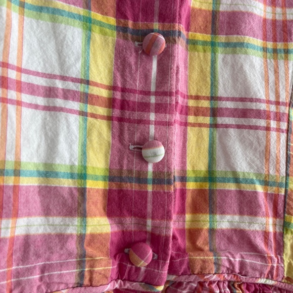 Ralph Lauren girls 6x plaid dress - Picture 3 of 5